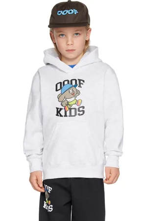 OOOF SSENSE Exclusive Kids Gray Raglan Hoodie