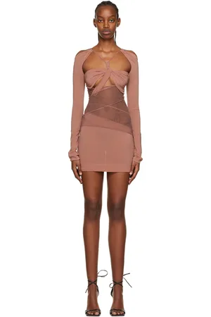 Nensi Dojaka Women Party Dresses - SSENSE Exclusive Pink Minidress