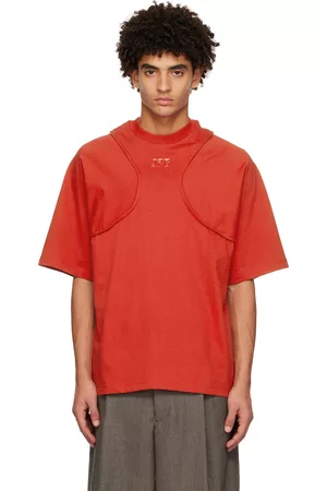 Jean Paul Gaultier Red Cyber Armhole T-Shirt