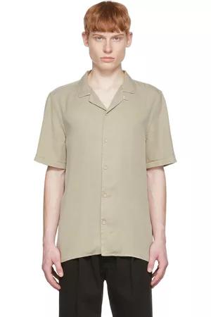 Won Hundred Men Shirts - Beige Kirby Strap Shirt