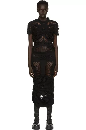 Sia Arnika Women Casual Dresses - SSENSE Exclusive Black Jersey Gown
