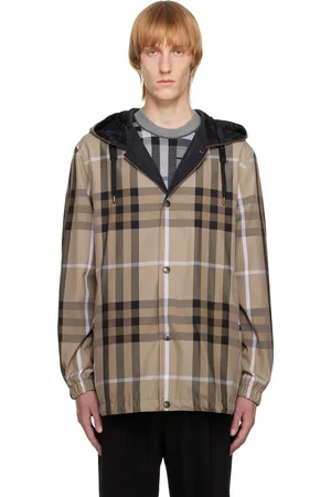Burberry Brown Reversible Check Jacket
