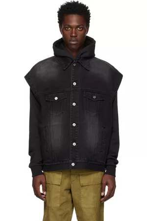 We11 Done Oversized Trucker Denim Vest