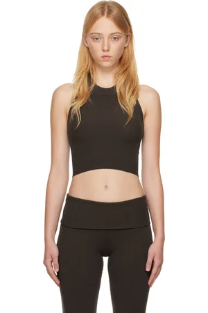 Leset Brown Grace Tank Top