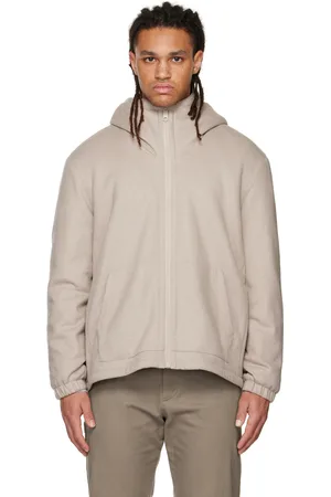 Vince Beige Hooded Jacket
