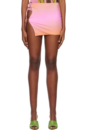 Louisa Ballou Pink Double Ring Cover-Up Skirt