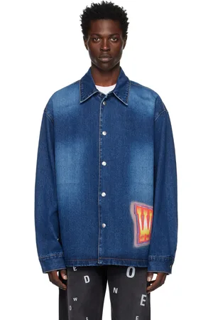 We11 Done Painted Denim Jacket