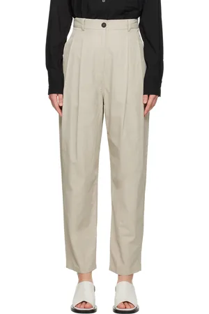 STUDIO NICHOLSON Beige Hire Trousers