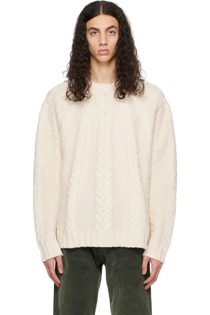 Hope Off-White Cable Sweater