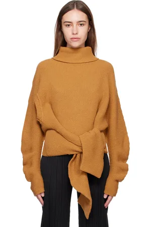 Issey Miyake Tan Rhizome Turtleneck