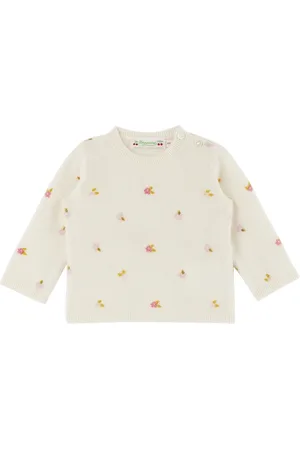 BONPOINT Jumpers - Baby Off-White Beavie Sweater