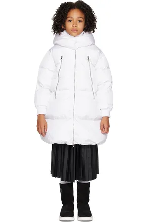 Maison Margiela Kids White Hooded Jacket