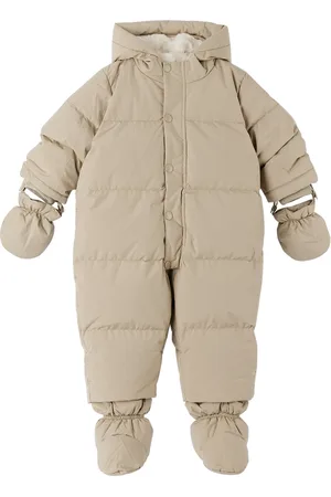 BONPOINT Baby Beige Tagonfly Down Snowsuit