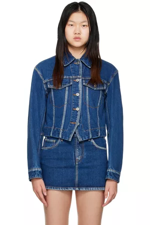 We11 Done V-Line Denim Jacket