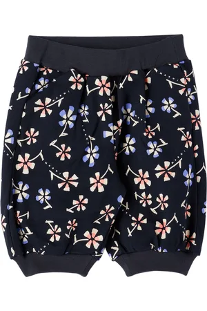 Marni Baby Navy Floral Trousers