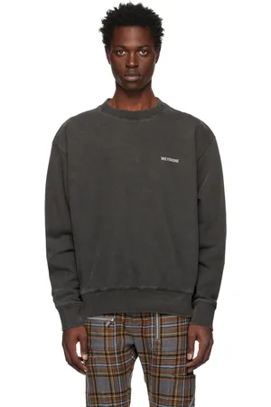 We11 Done Gray Basic Sweatshirt