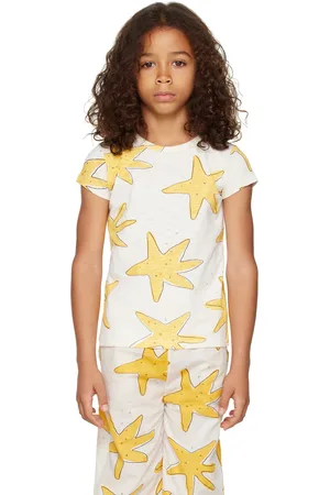 nadadelazos Kids Off-White Printed T-Shirt