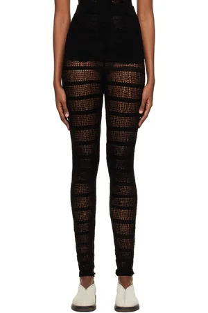 Vitelli Black Semi Sheer Leggings