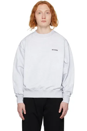 We11 Done Gray Crewneck Sweatshirt