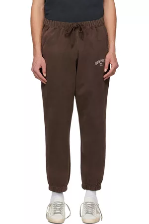 Guess Men Trousers - Brown Two-Pocket Sweatpants