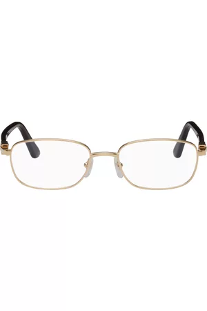 Cartier Gold Rectangular Glasses