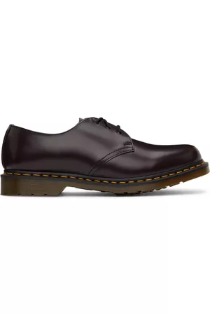Dr. Martens Men Brogues - Burgundy 1461 Oxfords