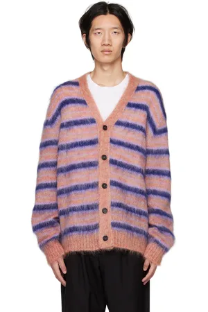 Marni Pink & Purple Striped Cardigan