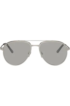 Cartier Silver Aviator Sunglasses