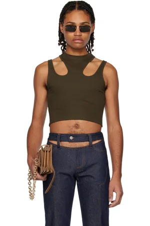 K.NGSLEY Khaki R2 Tank Top