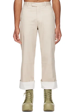 K.NGSLEY SSENSE Exclusive Beige Ayan Trousers