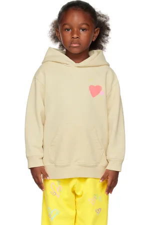 Kids Worldwide SSENSE Exclusive Kids Beige Rose Hoodie