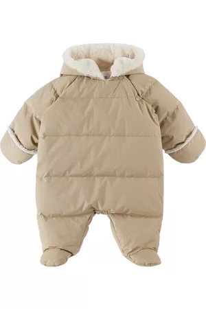 BONPOINT Baby Beige Bala Down Snowsuit