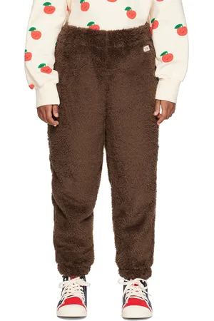 Tiny Cottons Kids Brown Polar Sweatpants