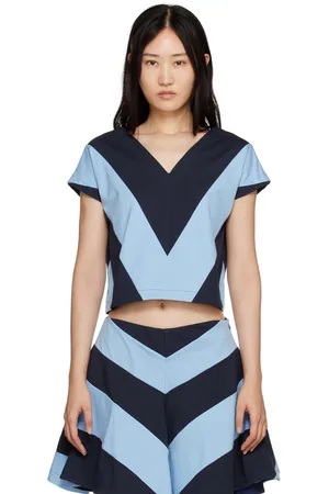 Rose Murdoch Blue & Navy Jack Tank Top