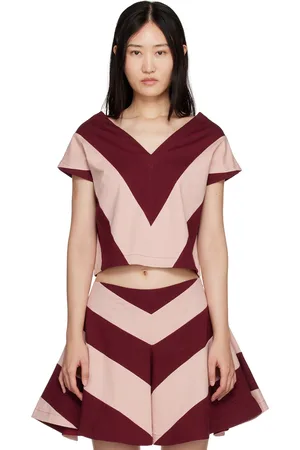 Rose Murdoch Burgundy & Pink Jack Top