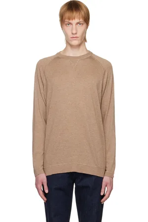 OFFICINE GENERALE Brown Nate Sweater