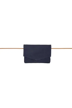 MARYAM NASSIR ZADEH Brown & Navy Antonio Belt