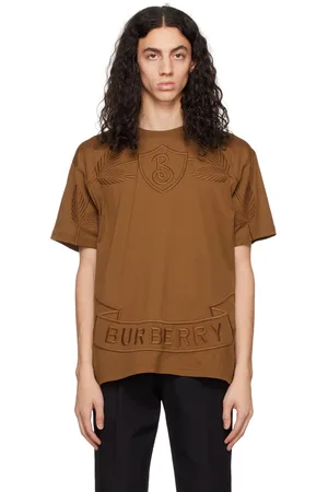 Burberry Brown Crest Oversized T-Shirt