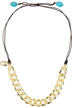 MAGLIANO Brown & Gold Chain Of Fools Necklace
