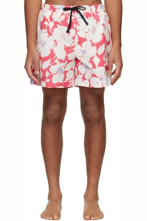 Double Rainbouu Red Cloud Control Swim Shorts