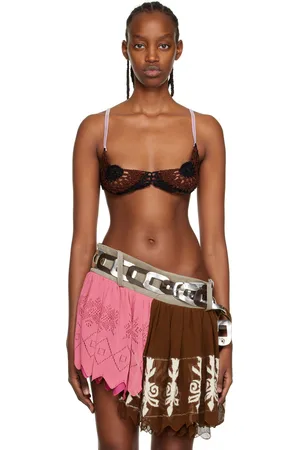 Katya Zelentsova SSENSE Exclusive Brown Bra