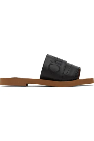 Chloé Black Woody Mules