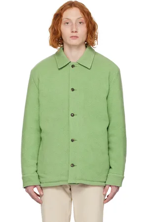 GABRIELA HEARST Green Argus Reversible Jacket