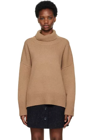 Chloé Brown Brushed Turtleneck