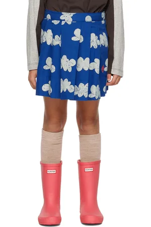 The Animals Observatory Kids Blue Cloud Skirt