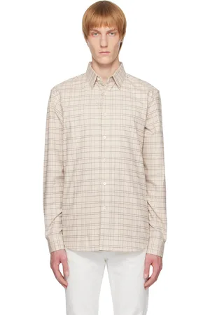 THEORY Off-White Irving Shirt