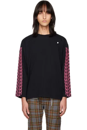 Youths in Balaclava Black Embroidered Long Sleeve T-Shirt