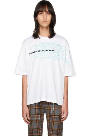 Youths in Balaclava White Print T-Shirt