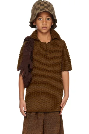 Isa Boulder SSENSE Exclusive Kids Brown Polo