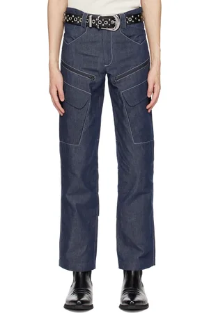Paria Farzaneh Blue Utility Jeans